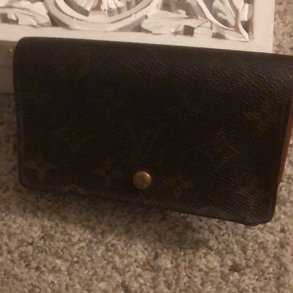 🌺Authentic LOUIS VUITTON Vintage Porte-Monnaie Tresor Canvas Wallet🌺 - Picture 4 of 7